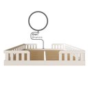 Ver imagem 7 de Cama Infantil Montessoriana Casal Tuli Branco
