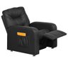 Poltrona do Papai Reclinável Matrix Azera em Tecido Sintético Preto - 2