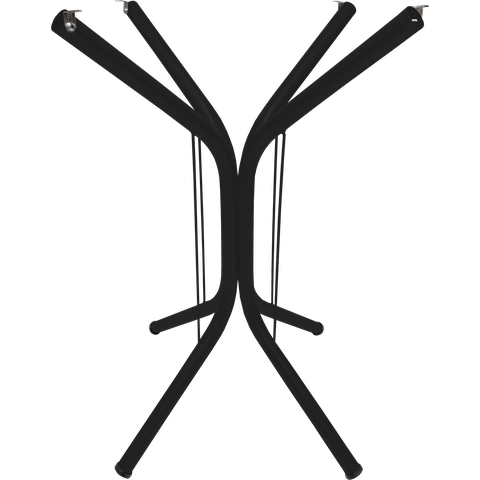 Pé Base Isa Preto 75cm Mesa Cozinha Jantar Madeira