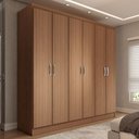 Ver imagem 1 de Guarda-roupa Casal Normandia 6 Portas 2 Gavetas Demolição - Panorama Móveis