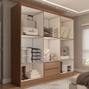 Ver imagem 2 de Guarda-roupa Casal Normandia 6 Portas 2 Gavetas Demolição - Panorama Móveis