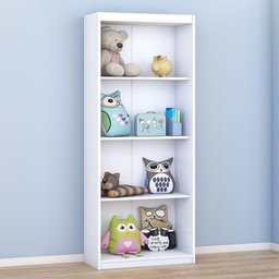 Armário Balcão Expositor De Brinquedos S/ Portas Branco - 1 Armário Balcão Expositor De Brinquedos S/ Portas Branco - 1