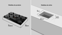 Ver imagem 6 de Cooktop 5 Bocas Preto Tripla Chama Atlas Utop Bivolt