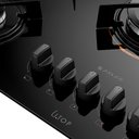 Ver imagem 3 de Cooktop 5 Bocas Preto Tripla Chama Atlas Utop Bivolt