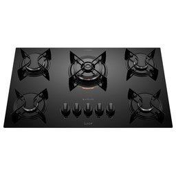 Cooktop 5 Bocas Preto Tripla Chama Atlas Utop Bivolt - 2