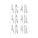 Ver imagem 1 de Prendedor de Roupa Formato Anatomico Transparente 12un