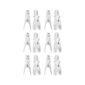 Prendedor de Roupa Formato Anatomico Transparente 12un