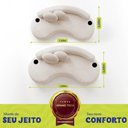 Ver imagem 4 de Conjunto de Sofá 3 e 2 Lugares Veda Xpand Tech Tecido Bouclê Bege Claro Cama Inbox