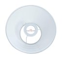 Ver imagem 4 de Cúpula de Abajur 30x15x45cm Tecido Algodão Soquete Importado Ref 24