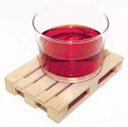 Ver imagem 3 de Kit 4 Porta Copos e Xícaras Mini Pallet de Madeira Decorativo