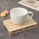 Ver imagem 4 de Kit 4 Porta Copos e Xícaras Mini Pallet de Madeira Decorativo