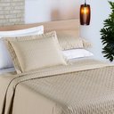 Ver imagem 5 de Cobre Leito Harmonia Casal Queen Tecido Percal 200 Fios Algodão Premium Luxo Toque Macio - Cáqui