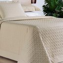 Ver imagem 3 de Cobre Leito Harmonia Casal Queen Tecido Percal 200 Fios Algodão Premium Luxo Toque Macio - Cáqui
