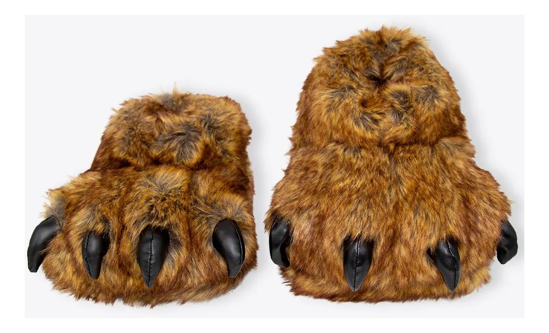 Pantufa Infantil Menino Zona Criativa Pata de Urso 10071645