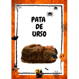 Pantufa Infantil Menino Zona Criativa Pata de Urso 10071645 - 6