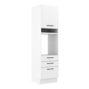 Ver imagem 1 de Torre Quente 60 Cm 1 Porta 3 Gavetas Branco Rustic/branco