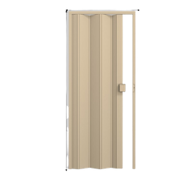 Porta Sanfonada Std Bege Liso 060x210:Bege - 1