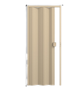 Ver imagem 1 de Porta Sanfonada Std Bege Liso 060x210:Bege