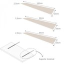 Ver imagem 6 de Escrivaninha Mesa Escritório 190cm com Nichos e 3 Prateleiras