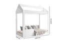 Ver imagem 3 de Cama Montessoriana Infantil CRY Para Colchão de 1500 x 700 mm Cor Branco JA