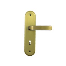 Fechadura Interna Espelho Aço 40mm MGM Stilo Bronze/Latonado - 1 Fechadura Interna Espelho Aço 40mm MGM Stilo Bronze/Latonado - 1