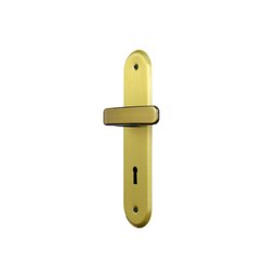 Fechadura Interna Espelho Aço 40mm MGM Stilo Bronze/Latonado - 3 Fechadura Interna Espelho Aço 40mm MGM Stilo Bronze/Latonado - 3