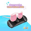 Ver imagem 4 de Oculos Sol Infantil Gatinho Rosa Protecao Uv Vintage + Case