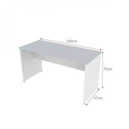 Escrivaninha 190cm com Nichos e 3 Prateleiras  - 5