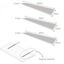 Ver imagem 6 de Escrivaninha Mesa Escritório 190cm com Nichos e 3 Prateleiras