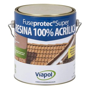 Resina Acrílica Fuseprotec Viapol - Fosco - Galão 3,6 Litros