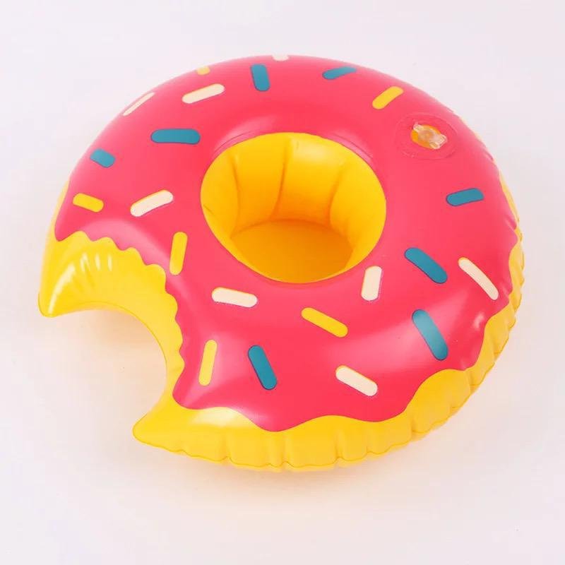 Boias Porta Copo Donuts Rosa Granulado - Kit 10 Unidades - 5