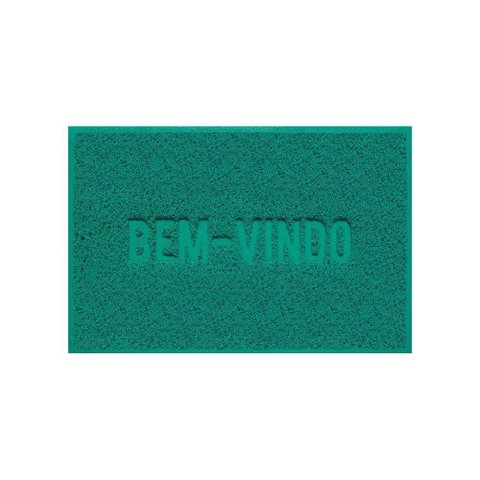 Capacho de Porta Pvc Antiderrapante 60x40cm - Bv Verde