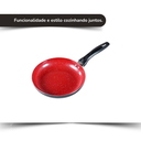 Ver imagem 2 de Frigideira Revestimento Cerâmico Antiaderente 28cm