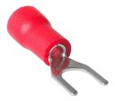 Ver imagem 7 de 500un Terminal Forquilha Garfo Pré Isolado Vermelho 1,5mm