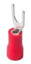 Ver imagem 4 de 500un Terminal Forquilha Garfo Pré Isolado Vermelho 1,5mm
