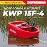 Motobomba Flutuante á Gasolina Kawashima KWP15F4 2T Para Bombear Água em Diferentes Direções - 6