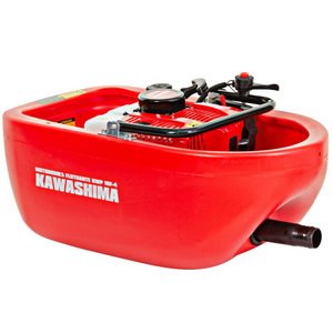 Motobomba Flutuante á Gasolina Kawashima KWP15F4 2T Para Bombear Água em Diferentes Direções