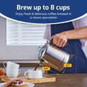 Ver imagem 6 de Elite Gourmet Percolador de Café Clássico 8 Xícaras para Fogão (inox/vidro)