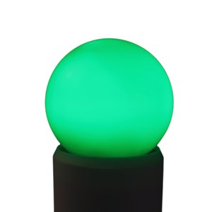 Lâmpada Led 3w Bolinha Verde E27 Irc 80 Ang 160º Fp >0.5 220v Marca Hitec