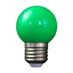 Lâmpada Led 3w Bolinha Verde E27 Irc 80 Ang 160º Fp >0.5 220v Marca Hitec - 3