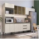 Ver imagem 1 de Cozinha Modulada Americana 6 Peças Greta Crema Megasul