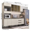 Ver imagem 2 de Cozinha Modulada Americana 6 Peças Greta Crema Megasul