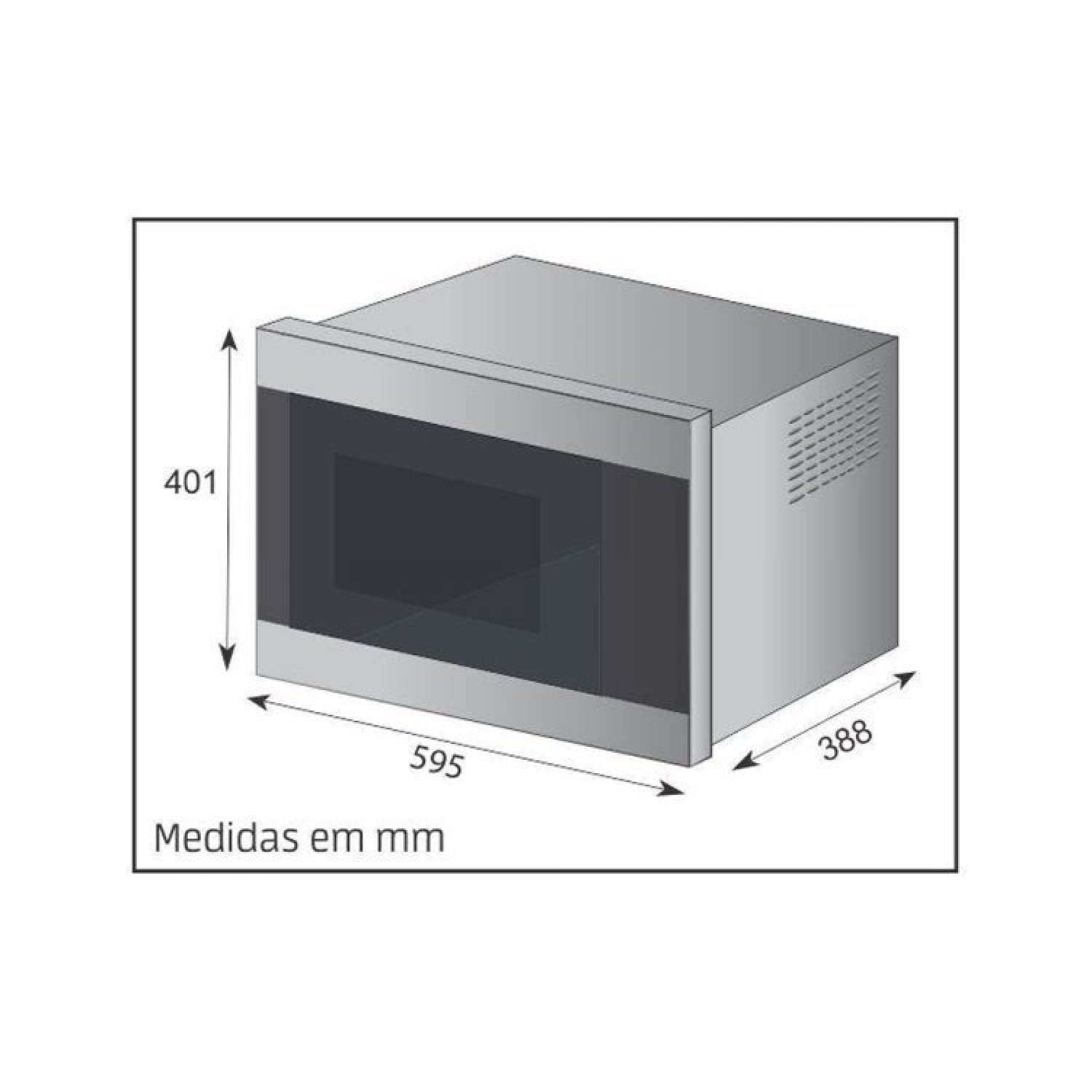 Conjunto Micro-ondas de Embutir 25l e Forno Elétrico Digital de Embutir 68l Mueller - 10