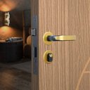 Ver imagem 6 de Fechadura Externa Roseta Aço 40mm Stilo MGM Rosa/Bronze Latonado