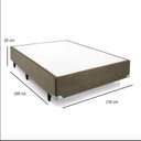 Ver imagem 2 de Base Box Casal 188x138x28cm Box Rígido Verde