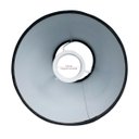 Ver imagem 3 de Cúpula Clássica de Abajur Luminária 20x8x19cm de Tecido Algodão Soquete Nacional Ref 06