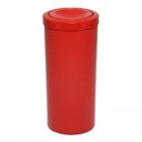 Ver imagem 2 de Cesto Lixeira Plástico de 22l com Tampa Vermelho