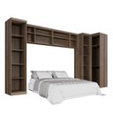 Ver imagem 3 de Guarda Roupa Modulado Dallas 6 Módulos 10 Portas de Bater