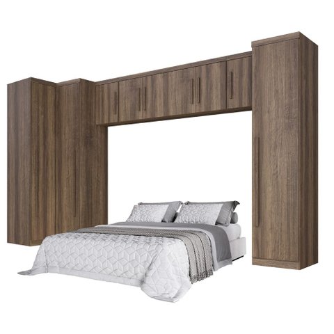 Guarda Roupa Modulado Dallas 6 Módulos 10 Portas de Bater