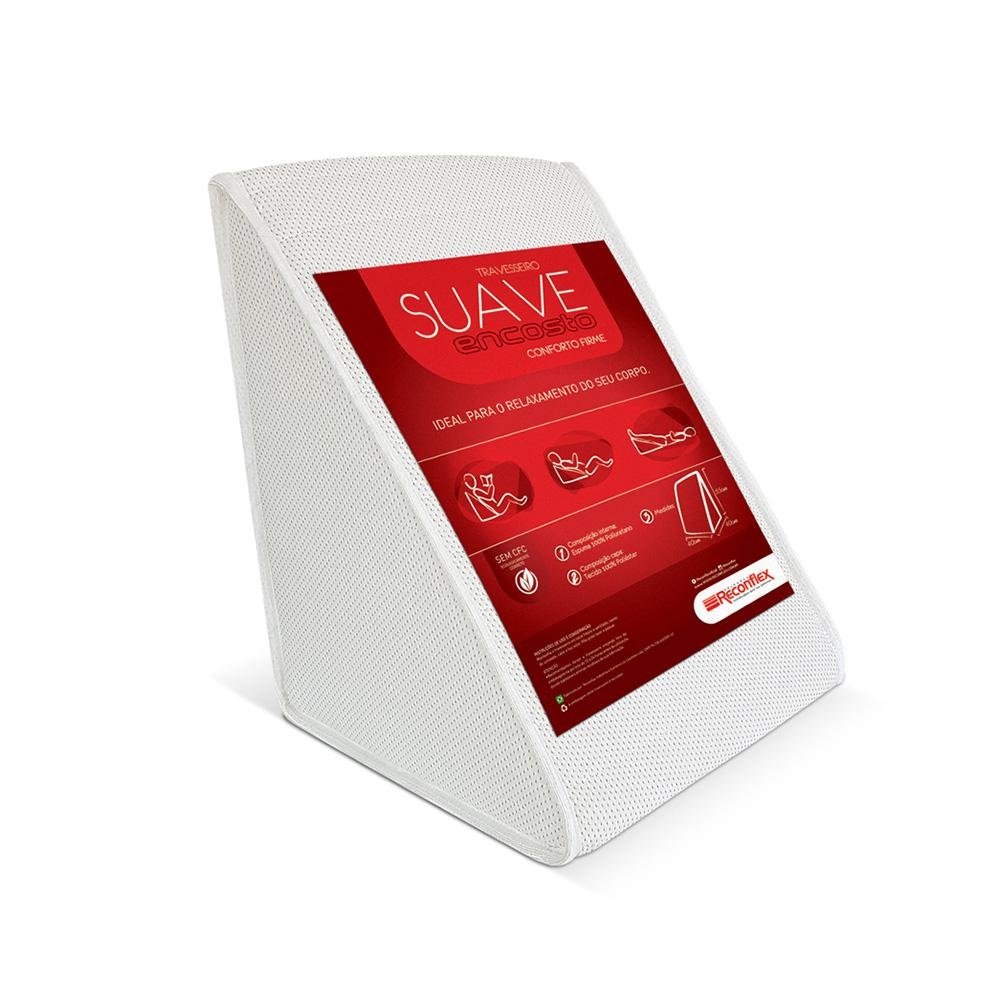 Encosto Suave Reconflex com Espuma Poliuretano - Branco - 1
